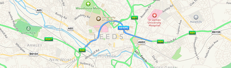 Leeds map